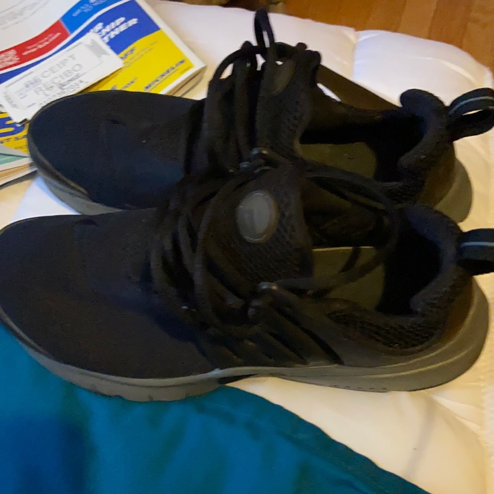 Black sneakers